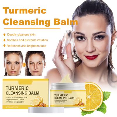 Gurkmeja Rengöringsbalm, Sminkborttagare, Icke-åtstramande, Rengör Huden På Djupet, Lugnar Och Undviker Irritation, Fräschar Upp Och Ger Lyster Till Ansiktet 100g