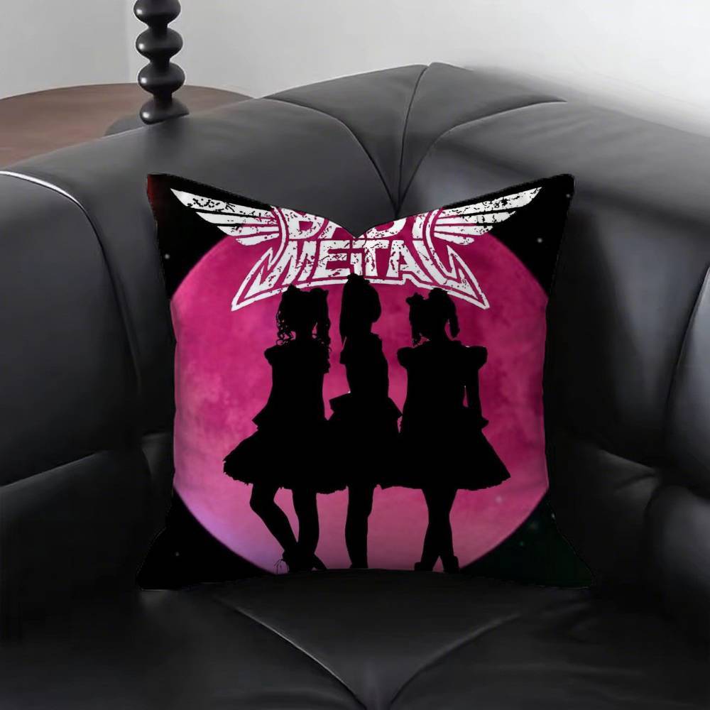

Cute Babymetal Japanese Rock Pillow Case Fashion Square Pillowcase Bedroom Sofa Room Ins Decoration Leisure 40x40cm16x16in
