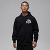 Jordan Sweatshirts Men's Black Hooded Moderate