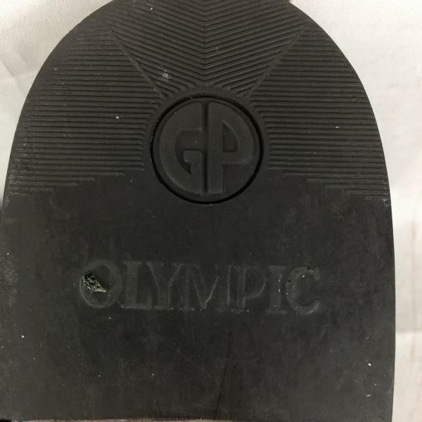 80s Vintage Rare LOTTO CONCEPT All Leather Punch Cap Toe 46 28.5-29.5 Black Dress Shoes Business(USED)