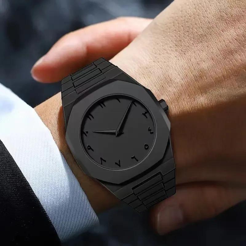 Fashion Waterproof Men Quartz Watch Silicone Wristband Minimalist Design Sports Business Lightweight Watches Reloj Hombre