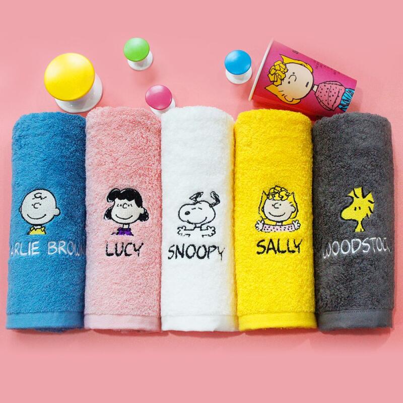 Songwol Towel Snoopy Peanuts 180g x 10 Sheets [WD2DC0B] Blue (Charlie Brown)