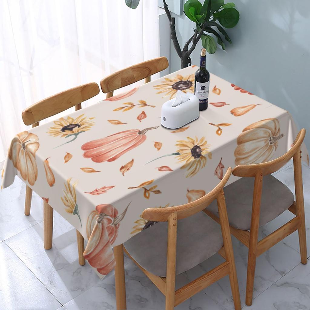Custom Patterned Tablecloth Waterproof Oil-proof Tablecloth Family Wedding Office Decoration Tablecloth Exclusive Service