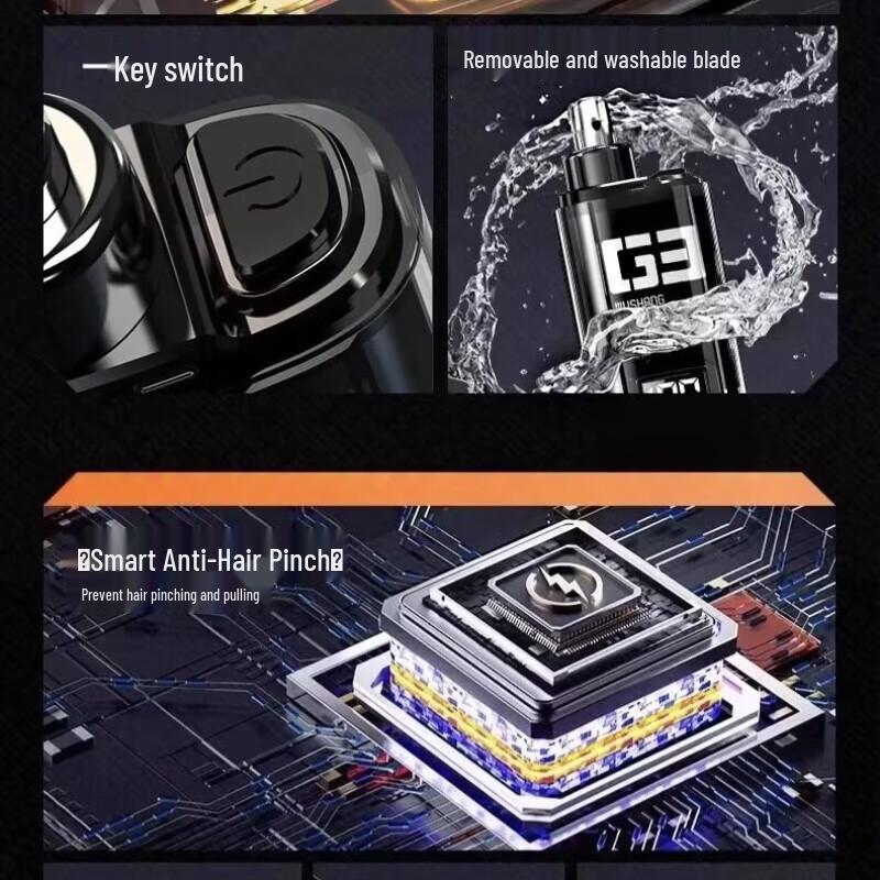 Men's Rechargeable Electric Nose Hair Trimmer