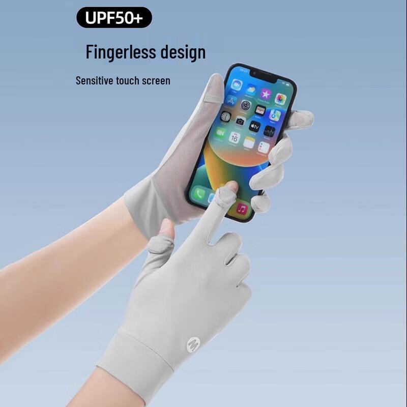 Suling Dámské rukavice z ledového hedvábí UPF50+ Ochrana proti slunci Dotykové