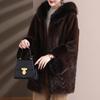 XUEXI Women's Thick Faux Fur Hooded Winter Coat