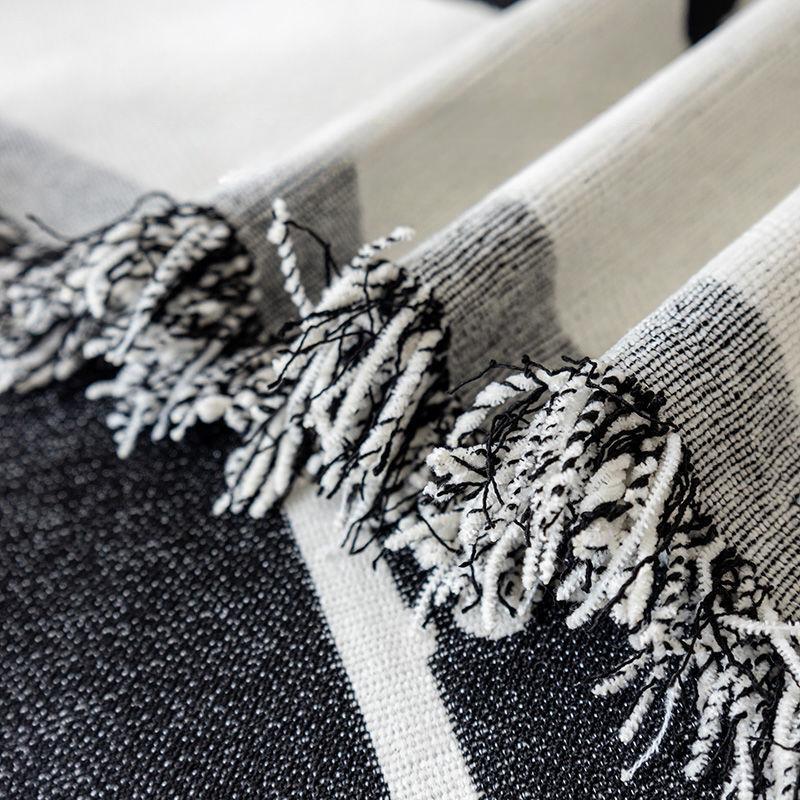 Telo per divano a righe a tinta unita Ispessito Ciniglia Quattro Stagioni Universale Nappa Telo per divano Antiscivolo Copertura Inclusiva Telo