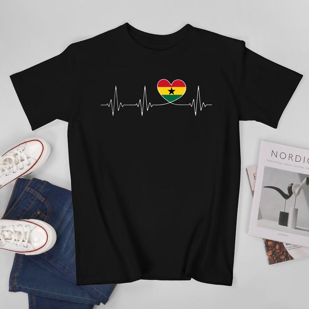 More Design Ghana Flag Ghanaian Unisex Tshirt Tees Tshirt Oneck T Shirts Unisex Boys Clothing 100 Cotton