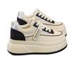 Leather little white shoes inner height increase cm small women's shoes spring and summer new muffin platform casual board shoes