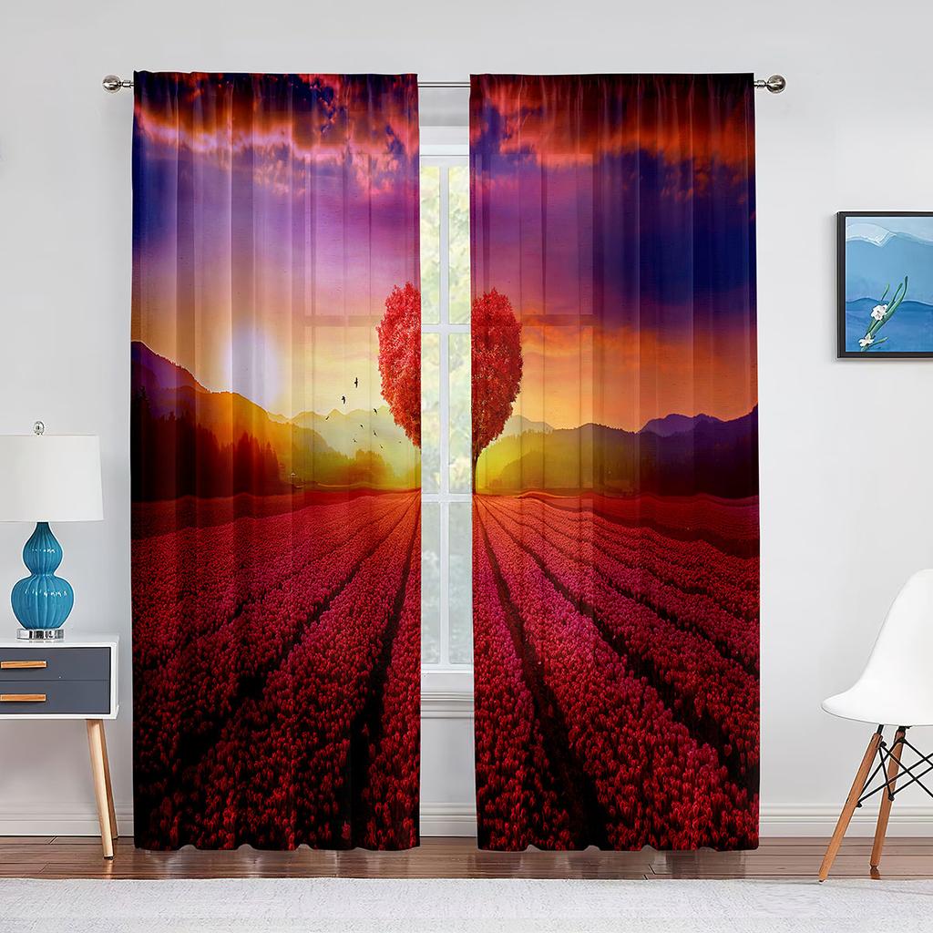 Weiße Blumen Kamille Chrysantheme Tüll Vorhänge für Schlafzimmer Wohnzimmer Küche Dekor Chiffon Sheer Voile Vorhang Fenster