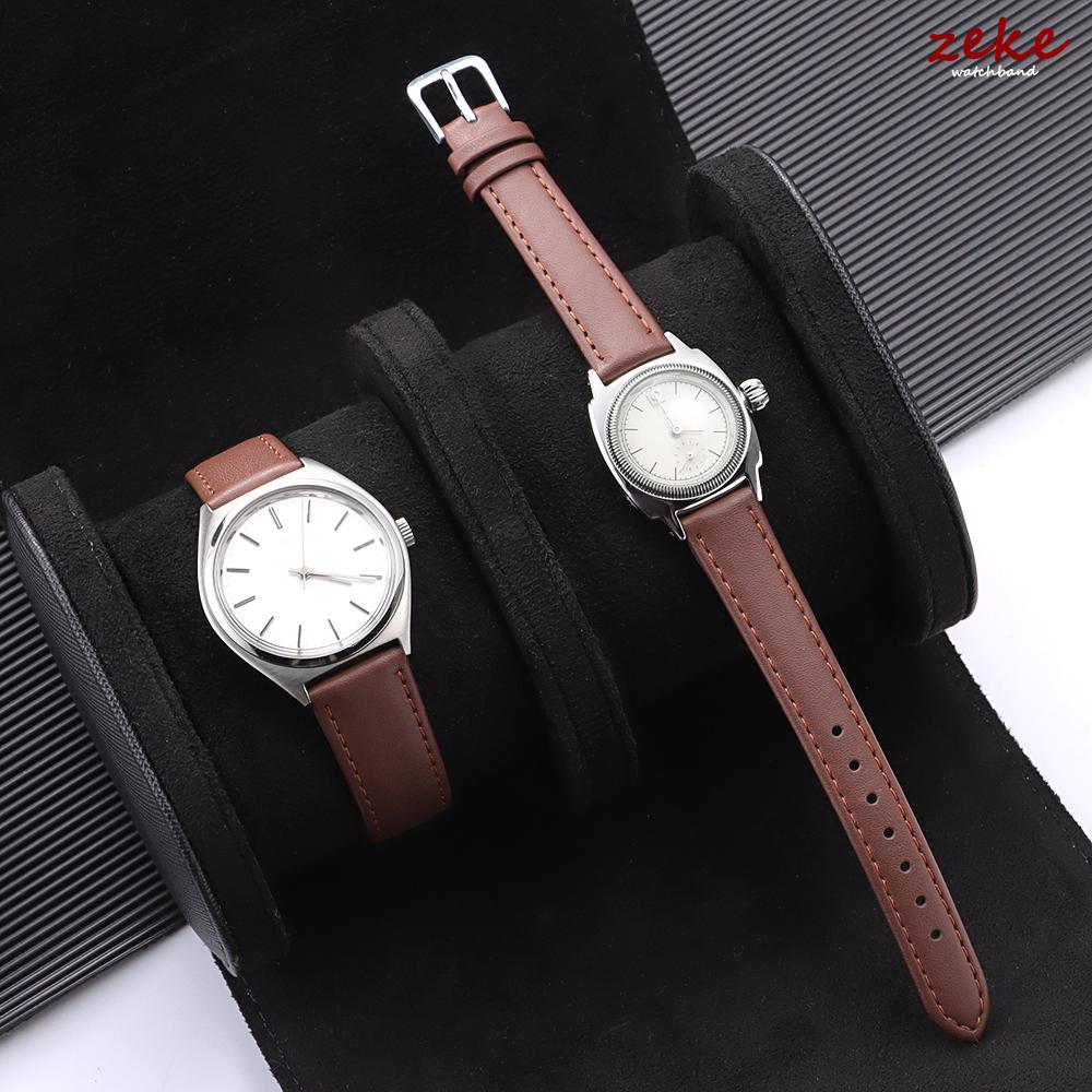 8mm 10mm 12mm 14mm 16mm 18mm 20mm 22mm 24mm PU Leather Watch Strap for Men Women Soft Leather WristBand Universal Sport Bracelet