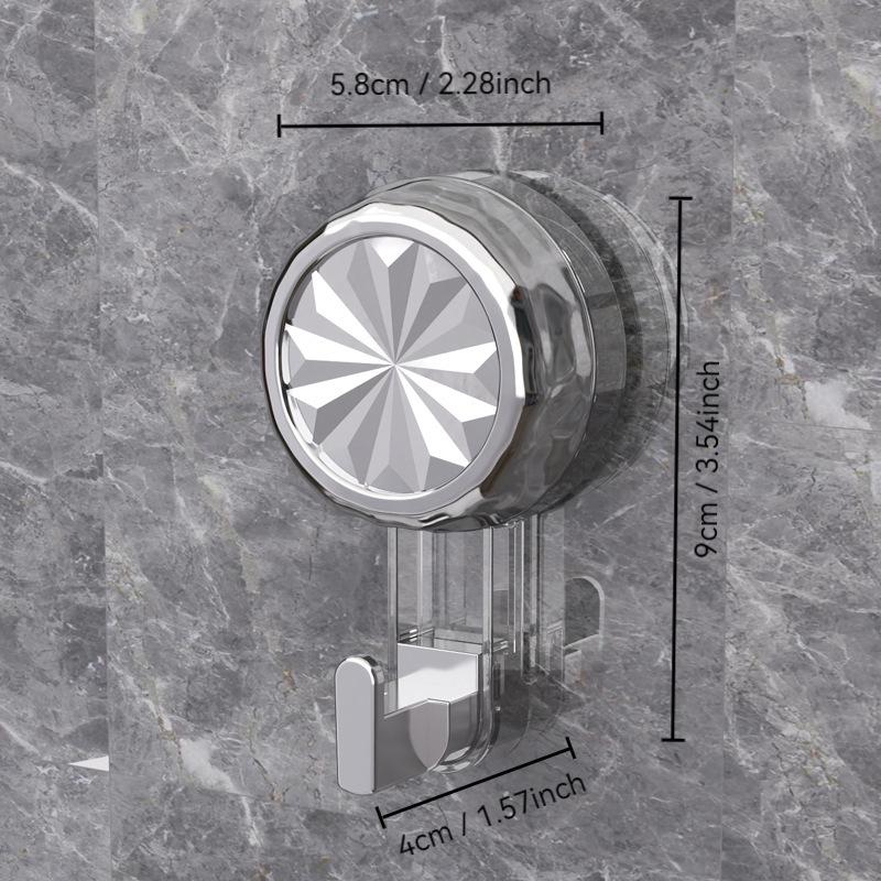 Ten-Pack Transparent No-Drill No-Trace Adhesive Hooks – Strong, Non-Falling