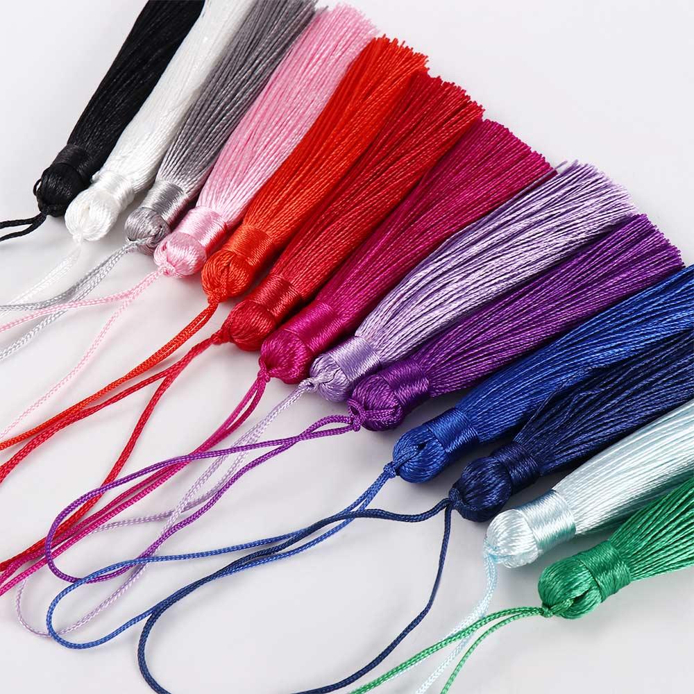 Crafts Handmade Silk Tassel Pendant Tassel Hanging Rope Tassel Trim Accessories Tassel Fringe