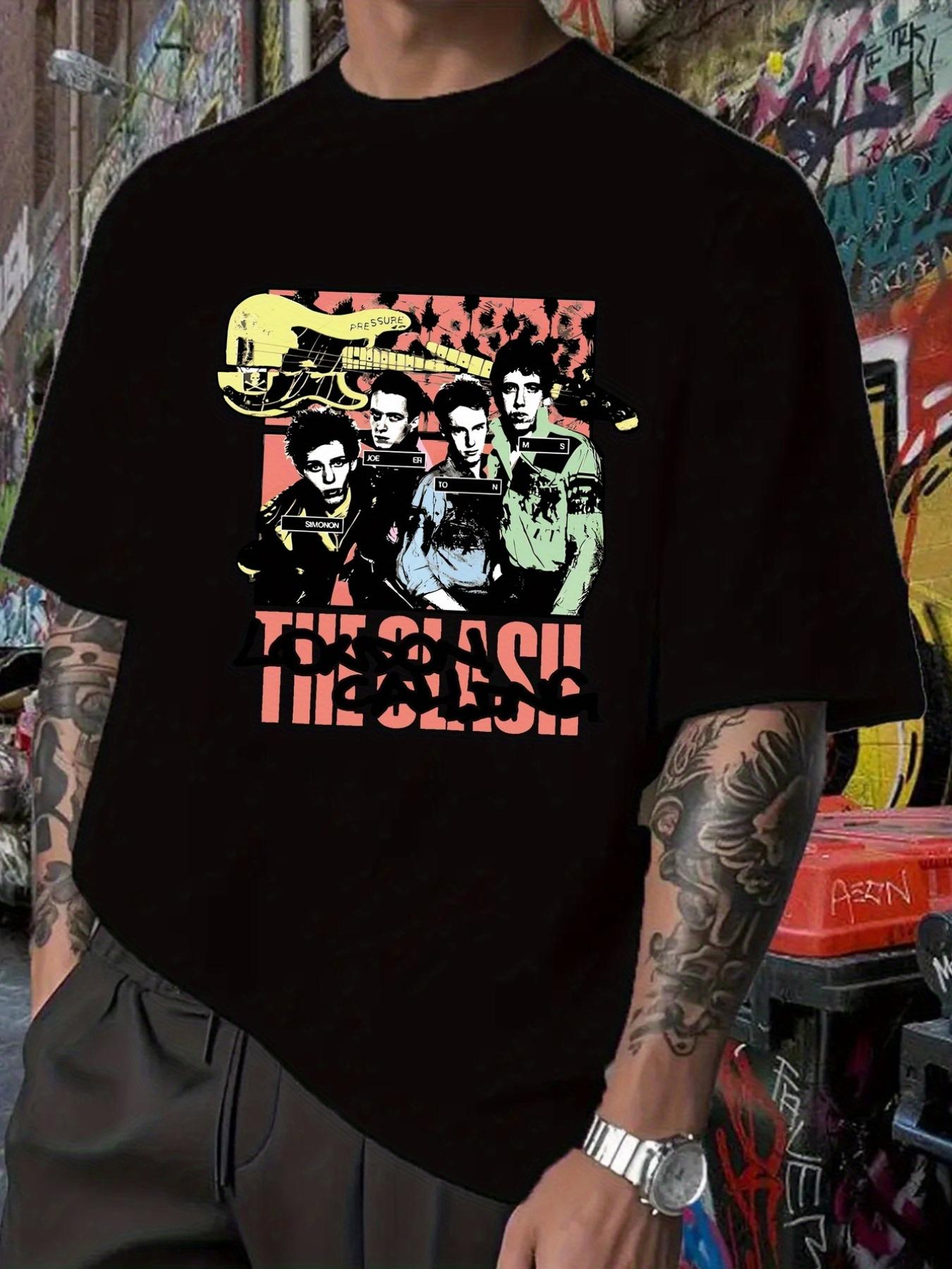 The Clash London Calling Graphic T-shirt - Hip Hop Style S