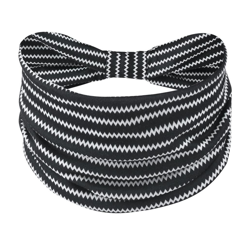 Cross-Border Women's Cotton Yoga Headband - Elastic, Sweat-Absorbing, Fashionable