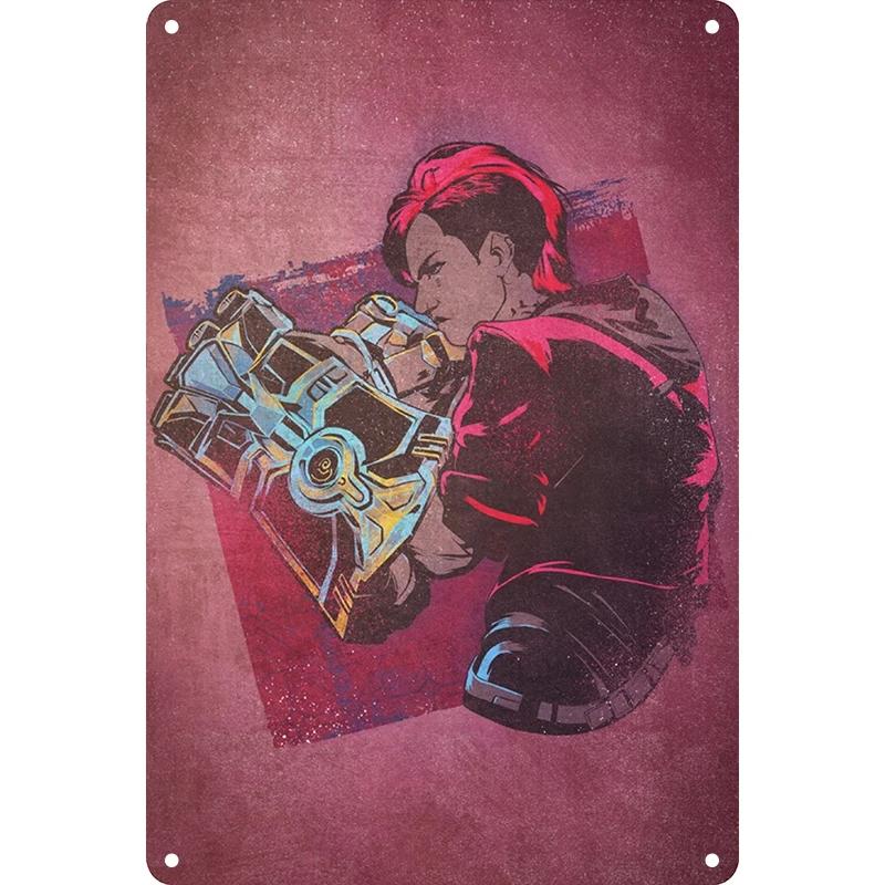 Retro Metal Signs Punk and Abstract Illustration Designs Ideal for Home Bar Jinx Iron Posters Home Decoration Metal Tin Signs