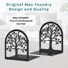 Stationery Desk Organizer Iron Art Non-Slip Book Stand Bookends Book Holder Book Support Shelf