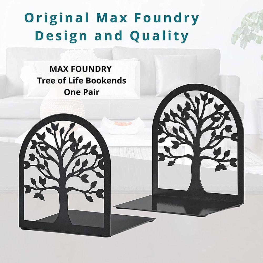 Stationery Desk Organizer Iron Art Non-Slip Book Stand Bookends Book Holder Book Support Shelf