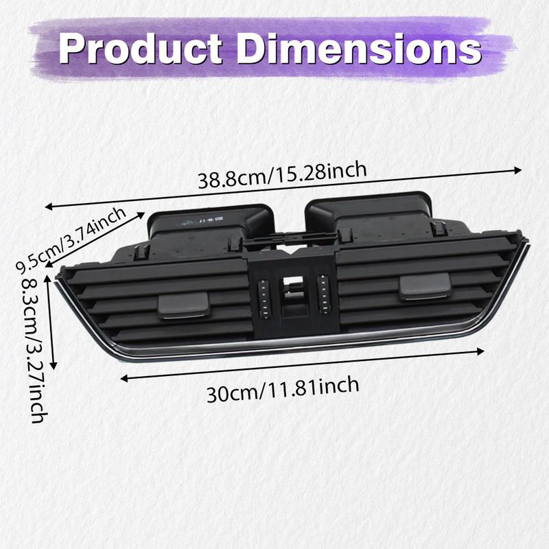 Dashboard Left Right Central Rear Air Outlet Vent for Skoda Octavia 2015 2016 2017 2018    5E0820951 5E0819701