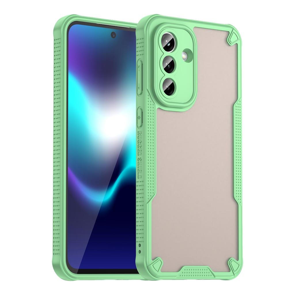 For Samsung Galaxy A37 5G Case PC + TPU Semi-Transparent Frosted Finish Protective Phone Cover