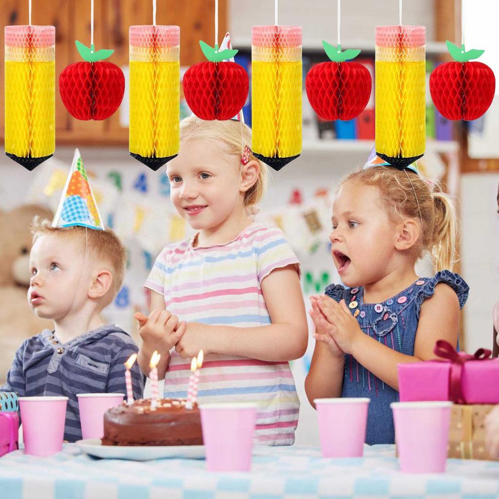 12Pcs Vibrant Paper Garland Decoration Beautiful Paper Garland Set Hangings Decoration for School Welcome Party