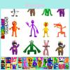 Roblox Rainbow Friends Figurka Zabawka Model Trwały Kolorowy Ozdoba na Tort Ornament na Prezenty Świąteczne dla Dzieci