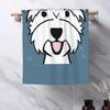 West Highland Terrier - Westies - Westie dogs - blue Soft Face Towel Quick Dry Pool Bath Cotton Towels Breathable