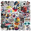 50 Creative Mountain Bike Graffiti Stickers Hot-blooded Competitive Waterproof Decorative Stickers