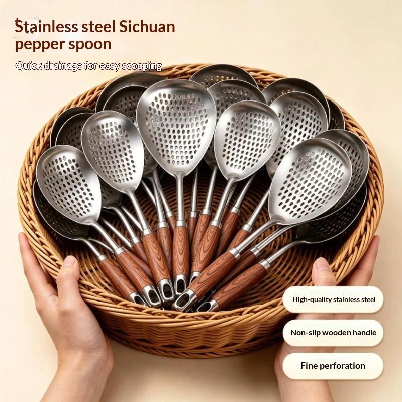Easy to Store Stainless Steel Spider Strainer Skimmer Colander Sieve 1PC for Small Apartment Kitchen Frying Use
