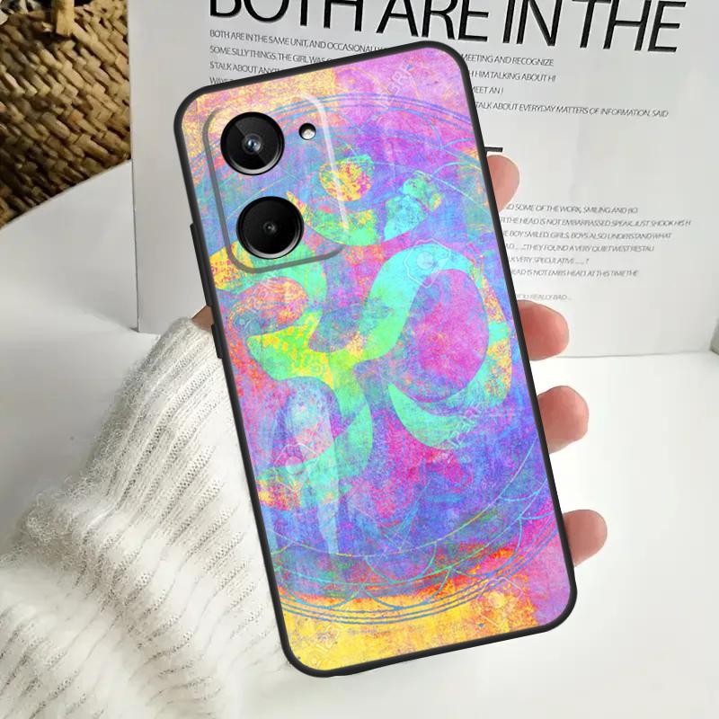 Aum Om Yoga Symbol Fitness Gym For Realme C75 C55 C71 C53 C67 C61 C33 C63 C51 C65 15 GT7 Pro 10 11 12 13 14 Pro Plus Case