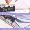 2025-2026 Wall Calendar 18 - Month Paper Calendar with Twin-Wire Binding + Thick Paper To-Do List and Notes for Office Home