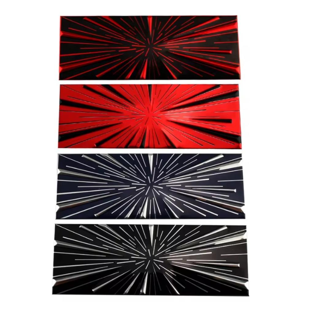 1Pc 3D Aluminum Highland Time Space Tunnel Logo Car Rear Trunk Badge Emblem Decals Sticker