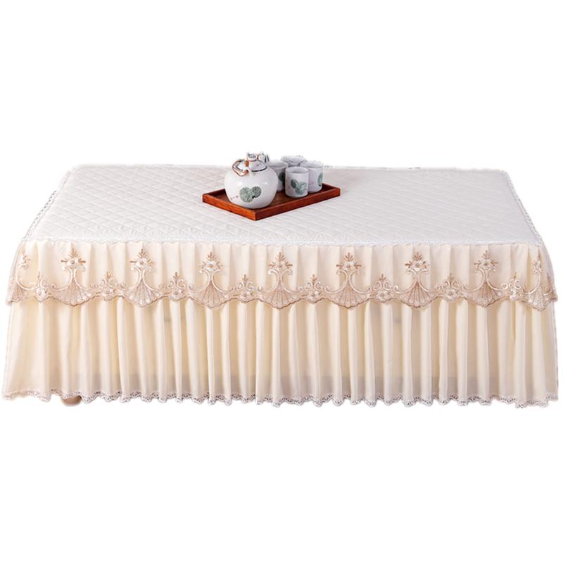 Koronkowy obrus prosty stylowy prostokątny stół jadalny obrus na stolik kawowy salon dekoracja domu styl europejski osłona przeciwkurzowa