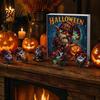 Saisonale Wanddekorationen mit Raum 24-Tage-Kalender 2026 Halloween Adventsüberraschung Countdown Zubehör Acryl