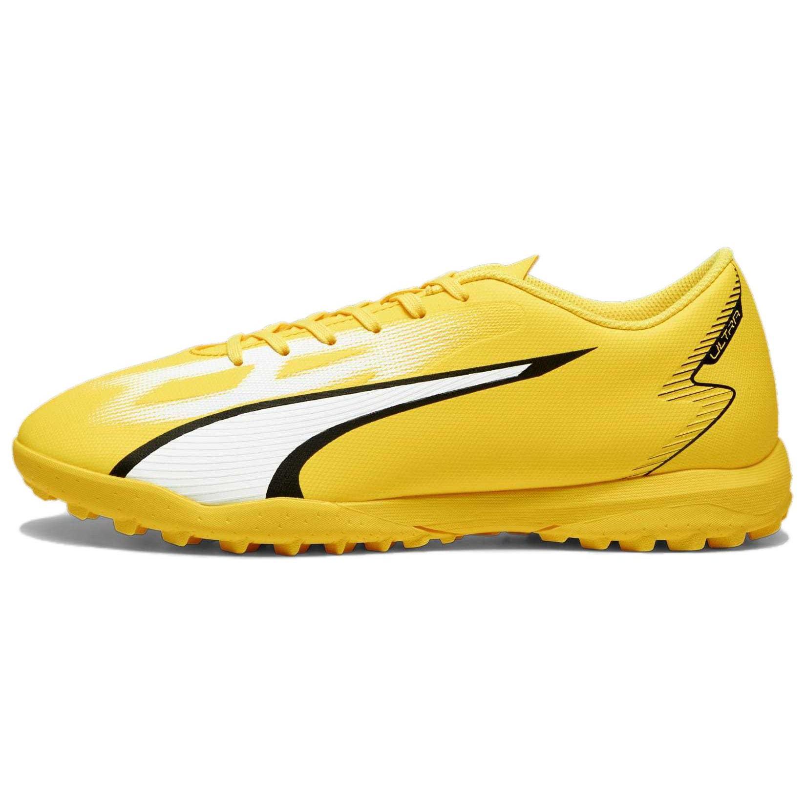 

Puma Ultra Play Круглый носок Шнуровка TT (Резиновые шипы) Футбольные бутсы с искусственным газоном Мужские футбольные бутсы Желтый Белый Черный 107528-04 40