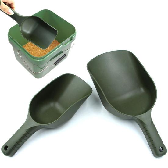 

Лопата для ловли карпа, портативная приманка, ложка, совок, эргономичная ручка, подвесная лопата для заброса приманки, аксессуары для рыбалки S