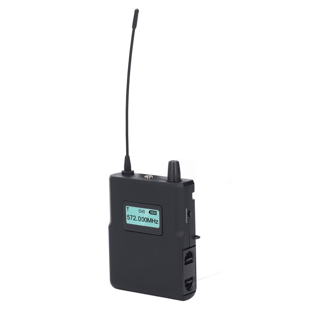 S2D 560-596MHz Receptor de Sistema IEM Sem Fio Digital com Fone de Ouvido para Palco Apresentação ao Vivo