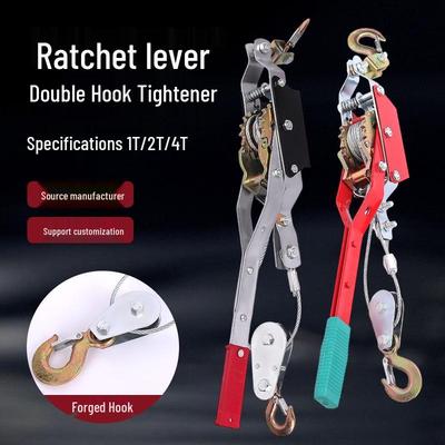 Hand Lever Double Hook Ratchet Wire Tightener Puller