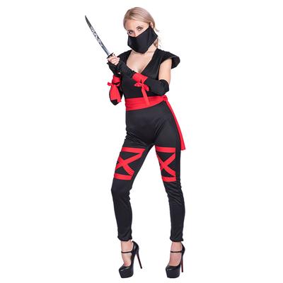 Adult Women's Ninja Assassin Costume Ladies Fancy Dress Cosplay Halloween Party Outfit