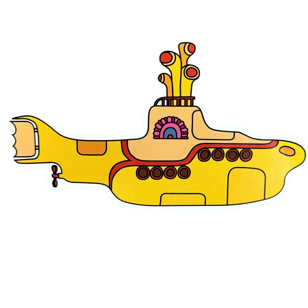 The Beatles Yellow Submarine Sticker
