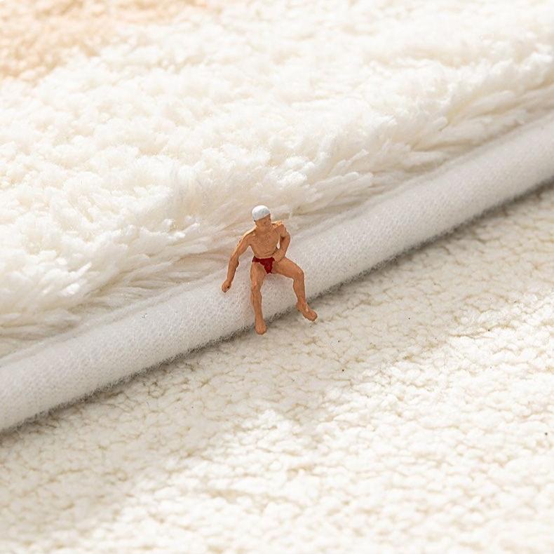 Household Carpet Door Mat Non-slip Foot Mat Bedroom Bedside Blanket Living Room Sofa Coffee Table Bathroom Toilet Floor Mat