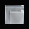 20/40pcs Frosted EVA Zipper Bags Semi Transparent Ear Stud Ring Necklace Storage Bags Reusable Dustproof Travel Organizers