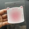 Press On Nail Bottom Cardboard Cards Packaging Bag Square Nail Art Display Photo Props Card False Nail Tips Manicure Tools