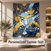 Tapestry Custom Name Text, Wall Hanging Tapestry Home Room DecorLazio FC