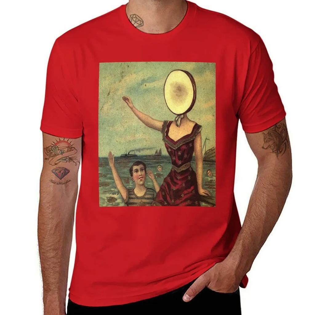 Neutral Milk Hotel Tshirt Graphic T Shirts Vintage T Shirts Graphic Shirts Customizeds Short Sleeve Tee Men