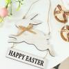 Easter Decorations, Ins, Rabbit Letters, Wooden Crafts, Wall Mounted Party Doors, Holiday Decorations, Home Decor Ornaments