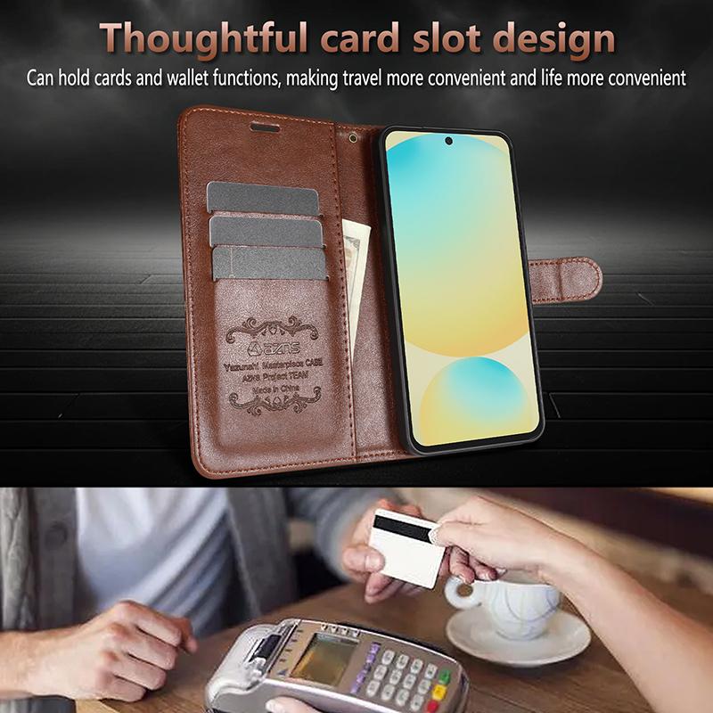 For Xiaomi 15T 14T Pro Case Leather Wallet Flip Type Multi-Card Slot Leather Design Phone Cover For Xiaomi 15T Pro Shell Bumper