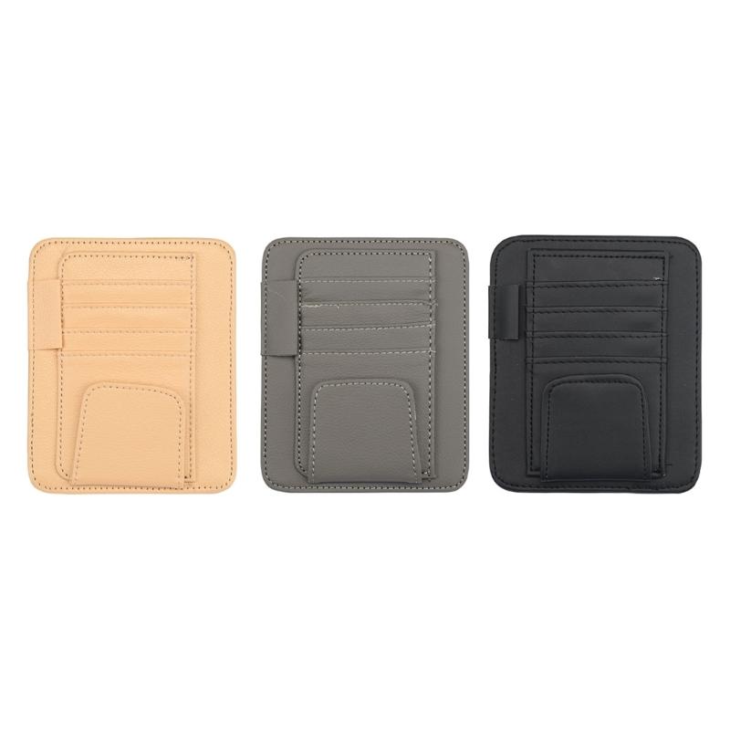 Automotive Sun Visors Eyewear Card Clip Glasses Organizers Space Saving Designs for Commuters and Long Distance Drivers