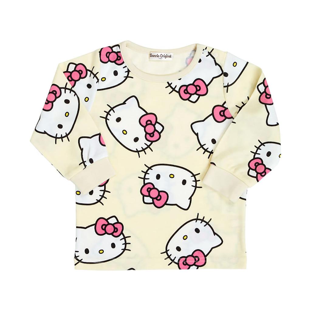 Sanrio Kids' Long Sleeve Pajamas, Hello Kitty, 90cm, 963321