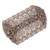 4Pcs Women Headband Floral Lace Hollow Design Faux Pearls Hair Hoop Boho Style Wide Elastic Hair Accessories